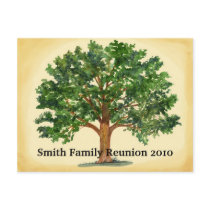Family Reunion Postcard Invitation