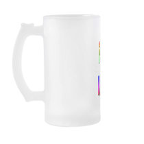 family reunion rainbow text mug
