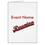 FAMILY REUNION  REUNION BANNER TEXT GREETING CARD