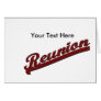 FAMILY REUNION  REUNION BANNER TEXT GREETING CARDS