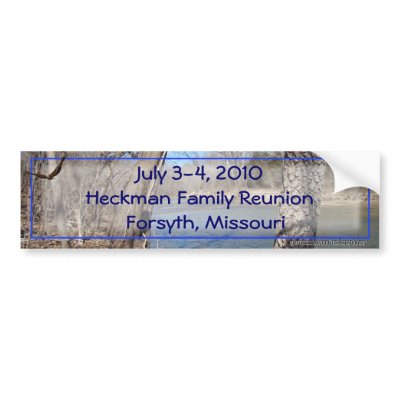 Family Reunion sticker-customize Bumper Stickers by MakaraPhotos