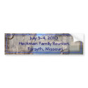 Family Reunion sticker-customize bumper stickers