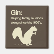 Family Reunions and Gin Refrigerator Magnets