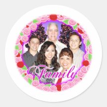 Family Round Sticker