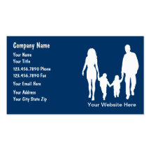 Family Services Business Cards