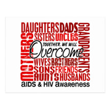 Family Square AIDS Postcards