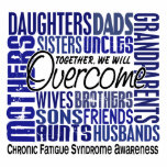 Family Square CFS Chronic Fatigue Syndrome t-shirts