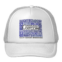 Family Square Colon Cancer Hats