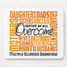 Family Square Multiple Sclerosis Mouse Pad