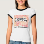Family Square Uterine Cancer t-shirts