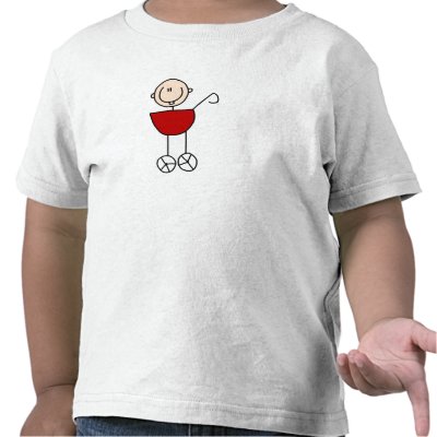 Family Stick Figure Baby Shirt by stick_figures