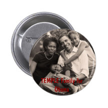 family, TEMPLE Family for Obama Pin