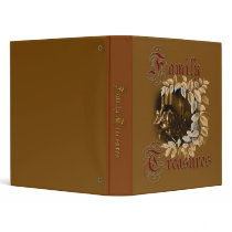 Family Treasures Cookbook (1 inch) Vinyl Binder