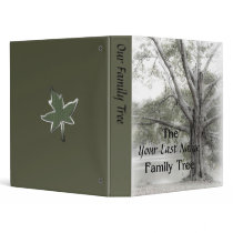 Family Tree Album Vinyl Binders