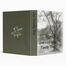 Family Tree Album Vinyl Binders