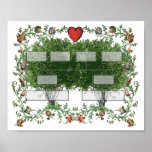 Family Tree Chart 4A Print
