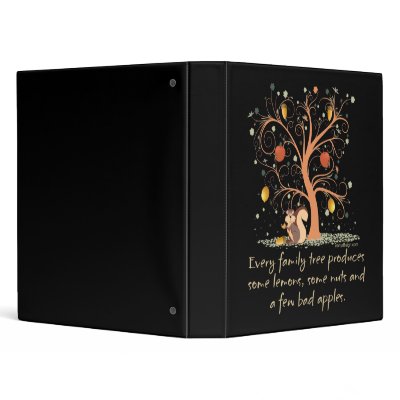 Family Tree Humour Binder by ironydesign