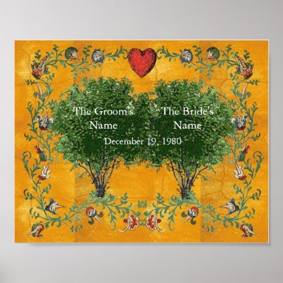 Family Tree - Marriage Poster by jmiler