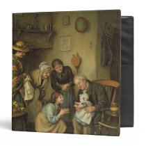 Family Worship, from the Pears Annual, 1911 binders
