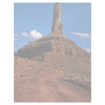 Famous buttes rock formation letterhead