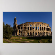 Famous Colosseum in Rome Italy Landmark 2 Posters