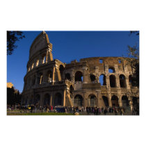 Famous Colosseum in Rome Italy Landmark