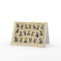 Famous Confederate Commanders of the Civil War Card