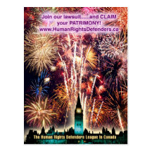 Famous Human Rights Defenders League Postcard #1