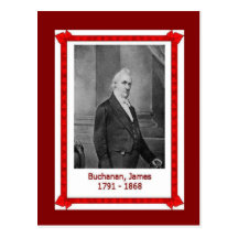 Famous people, James Buchanan 1701 - 1868 Post Cards