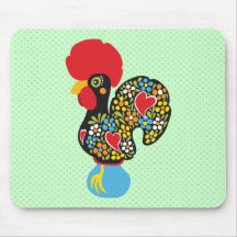 Famous Rooster of Barcelos Nr 06 Mouse Pad