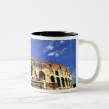 Famous ruins of the Coliseum in Rome Italy Coffee Mug