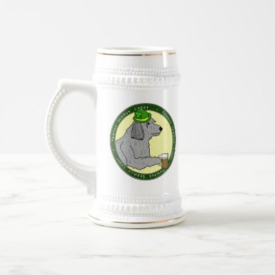 Famous Seamus Lager Irish Wolfhound Stein Coffee Mug by MenagerieMayhem