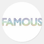 Famous Sticker