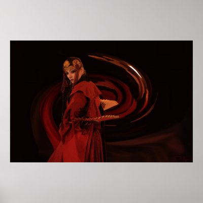 Fan Dance  Print by nefera