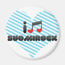 Fan de Suomirock Magnets Pour Réfrigérateur
