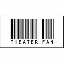 Fan de théâtre de code barres photo en découpe