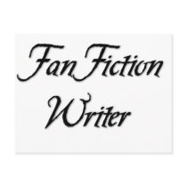 Fan Fiction Writer Post Cards