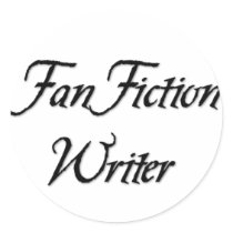 Fan Fiction Writer Sticker