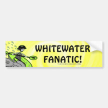 Fanatique de Whitewater ! Autocollants Pour Voiture