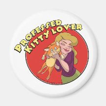 Fanciful Arts Kitty Lover magnet