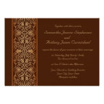 Fanciful Scrollwork Wedding Invitations