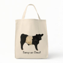 Fancy an Oreo? Belted Galloway Cow Canvas Bags