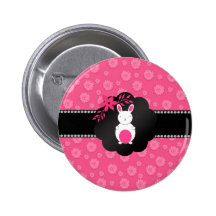 Fancy bunny pink flowers