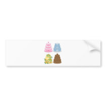 Fancy cakes bumper stickers
