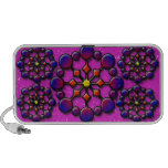 FANCY CIRCLES ON PINK DOODLE SPEAKER