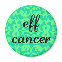 fancy eff cancer 2 refrigerator magnets