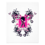 fancy emo girl kid with crossbone skull swirls custom invitation