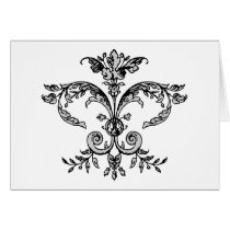 Fancy Fleurish BW