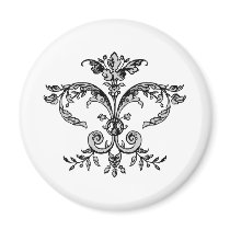 Fancy Fleurish BW