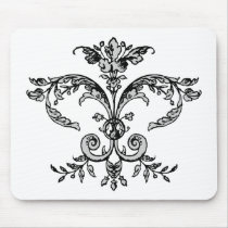 Fancy Fleurish BW